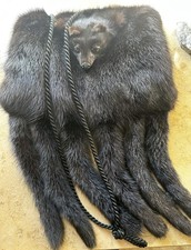 Muff Handwärmer - Echt Pelz - Nerz mit kleiner Tasche/ Reißverschluss