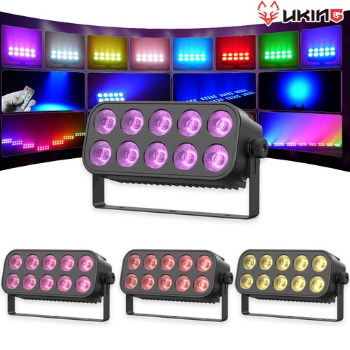 10x8w rgbw led wandfluter - 10x8w,
