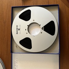 SONY R-11A / REEL Spule mit Band NAB Tape METAL 267mm (Nr.1003)