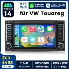Für VW T5 Multivan Transporter Android 14 Autoradio Carplay GPS Navi RDS BT DAB+