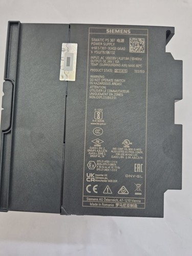 Siemens simatic 307 24v - ps,