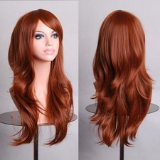 Cosplay Gelockt  Gewellt Haar Wig Perücke 70cm Halloween Karneval modell7005