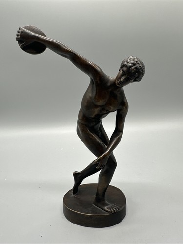 Bronzefigur diskuswerfer - bronzefigur,