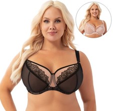 Bügel BH schwarz beige große