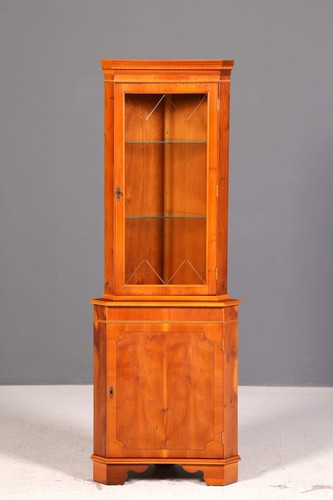 Englische eckvitrine eibe - englische,
