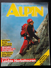 ALPIN - Zeitschrift Für die Freizeit in den Bergen Heft Okt. 1985