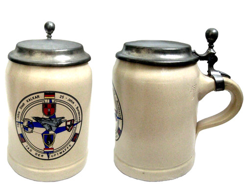 Orig werbe bierkrug 25 - werbe-bierkrug, jahre