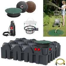 5000 L Automatik-Anlage Flachtank Zisterne Regenwassertank inkl. Kranentladung