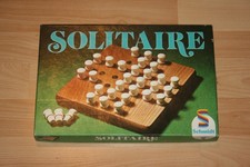 Solitaire, Holz, Schmidt Spiele 6263056, mit Ersatz Spielsteinen