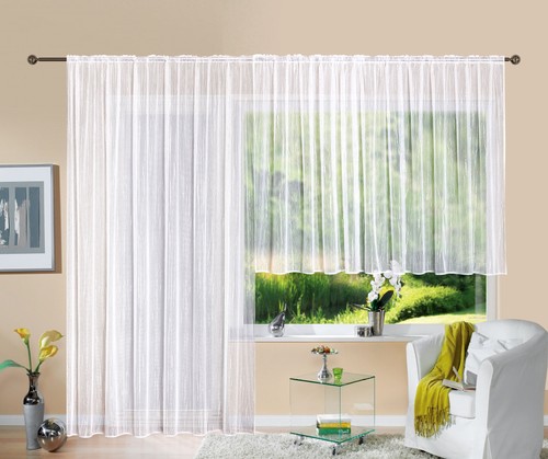 Gardine store voile jacquard - store,
