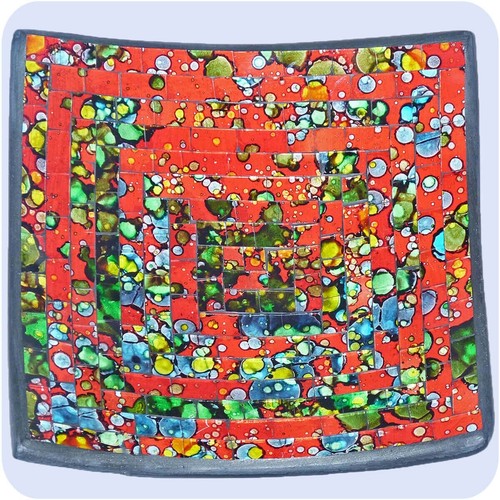 Mosaikschale tonschale - mosaikschale,