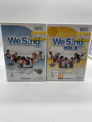 Nintendo wii sing we - we,