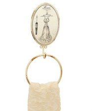 Handtuchhalter Landhausstil Handtuchring Handtuchhaken Wandhandtuchhalter weiss