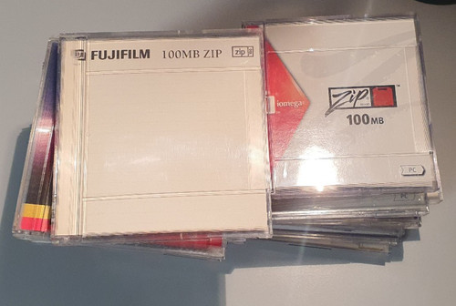 100 zip disketten - 100 mb, zip-disketten