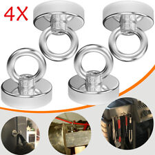 4x Neodym Bergemagnet Magnetangeln Angel Magnete 45 Kg bis 180 Kg Topfmagnet Öse