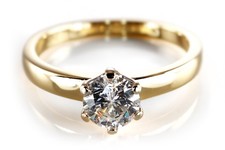 Solitär Ring Brillant ca. 0,5