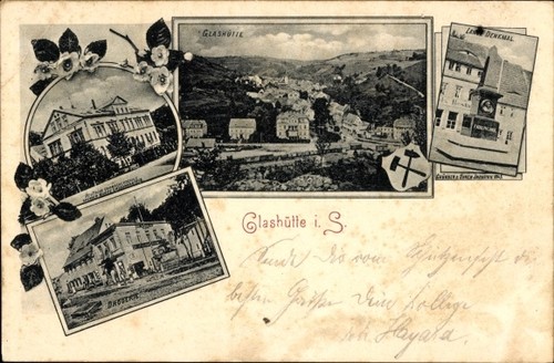 Glashütte sachsen - ak, in