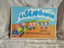 DDR Bastelbogen Eisenbahn Ausschneidebogen VEB Ostalgie 