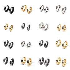 Edelstahl Creolen Schnapp