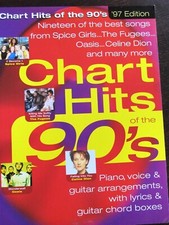 Chart Hits 90's  Songbook  (Singst, Klavier, Akk) unbenutzt fast wie neu