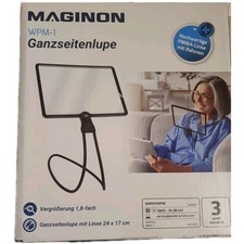 Maginon ganzseitenlupe 8x - ganzseitenlupe, 1,8x