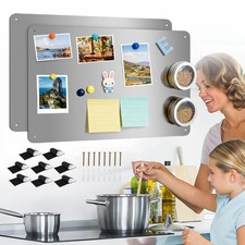 2x Metall Magnettafel