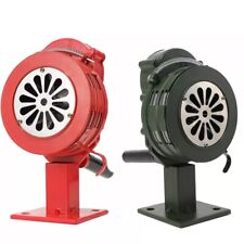 Handsirene Sirene Tragbar 110dB Manuell Bedienter Luftangriffshorn mit Basis