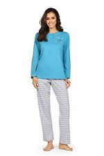  Damen Langarm Schlafanzug -