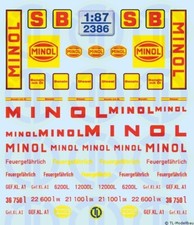2386 - Minol Beschriftungen