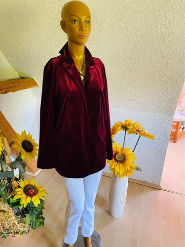 Mia moda eleganter samtblazer - moda,