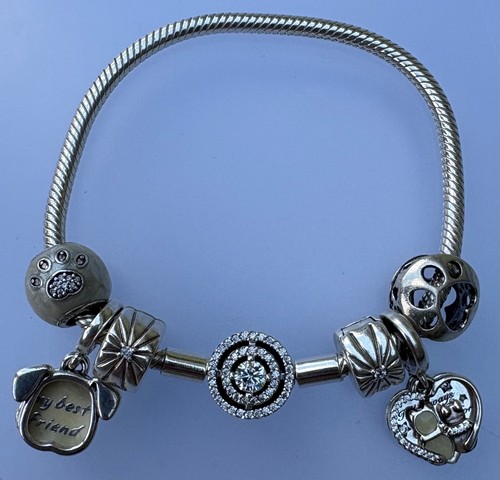 Pandora armband mit charms - pandora,