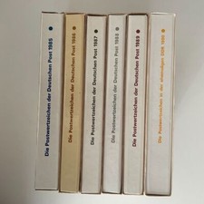 DDR Jahressammlungen der Postwertzeichen der Deutschen Post DDR 1985-1990 => Aus