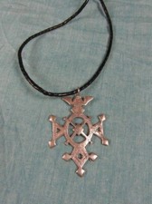 Anhänger silber riesig croix - silber,