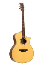 Vollmassiv Gitarre Crafter ES-MAHO GCE NAT Fichte Mahagoni inkl. Case Akustik