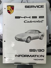 Porsche 944 S2 Cabrio Technik Information 1989/90 WKD 495 710