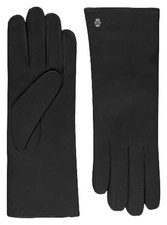 Roeckl Nappa Handschuh lang Prag schwarz Finger Leder Handschuhe gefüttert Kasch