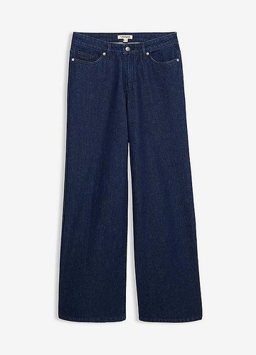 Wide leg jeans - waist, low