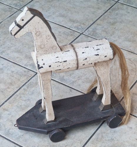 Sehr altes holzpferd vintage - sehr,