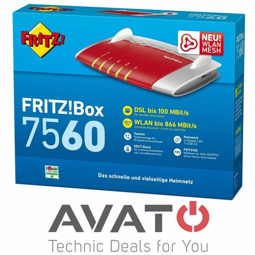 Avm fritzbox 7560 vdsl dsl - avm,