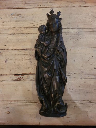 Wandfigur madonna mit kind - madonna,