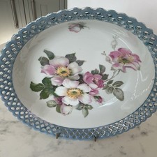 Vintage Schumann Arzberg Germany Wildrose Deko Schale 10 Zoll