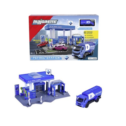 Majorette petrol station aral - station,