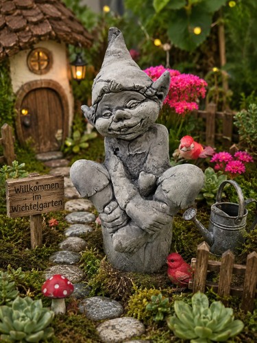 Elfen troll figur 37 - h.37, cm