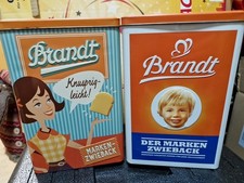 2 x Brandt Zwieback Dose Retro