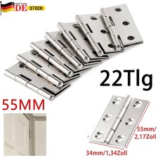 22 Stk Scharniere Edelstahl-Scharniere Tür Möbel Scharnier Schaniere Schanier ﻿