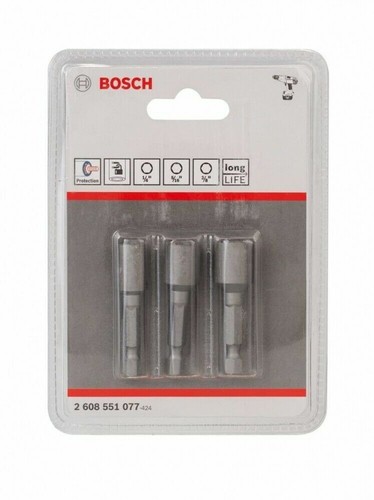 Tlg bosch stecknuss bit - 3-tlg,