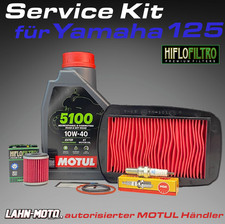 Service Kit passt f. Yamaha WR 125 X/R  YZF WR 125 Motul + Ölfilter + Luftfilter