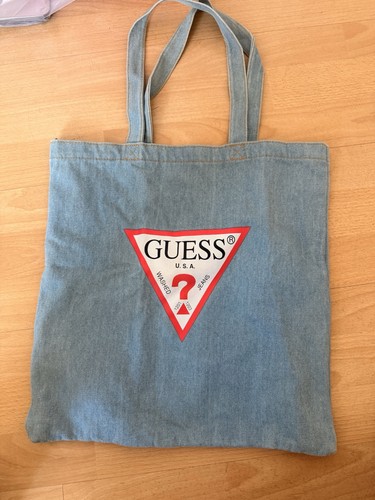 Guess denim tragetasche - guess,