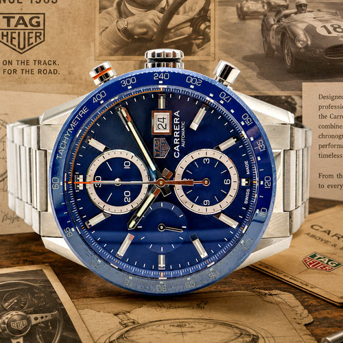 Tag heuer carrera - heuer, chronograph