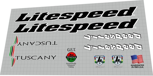 2003 litespeed tuscany decal - litespeed,